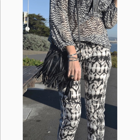 ISABEL MARANT x H&M Moto Stretch Skinny Jeans 4 - Picture 2 of 8